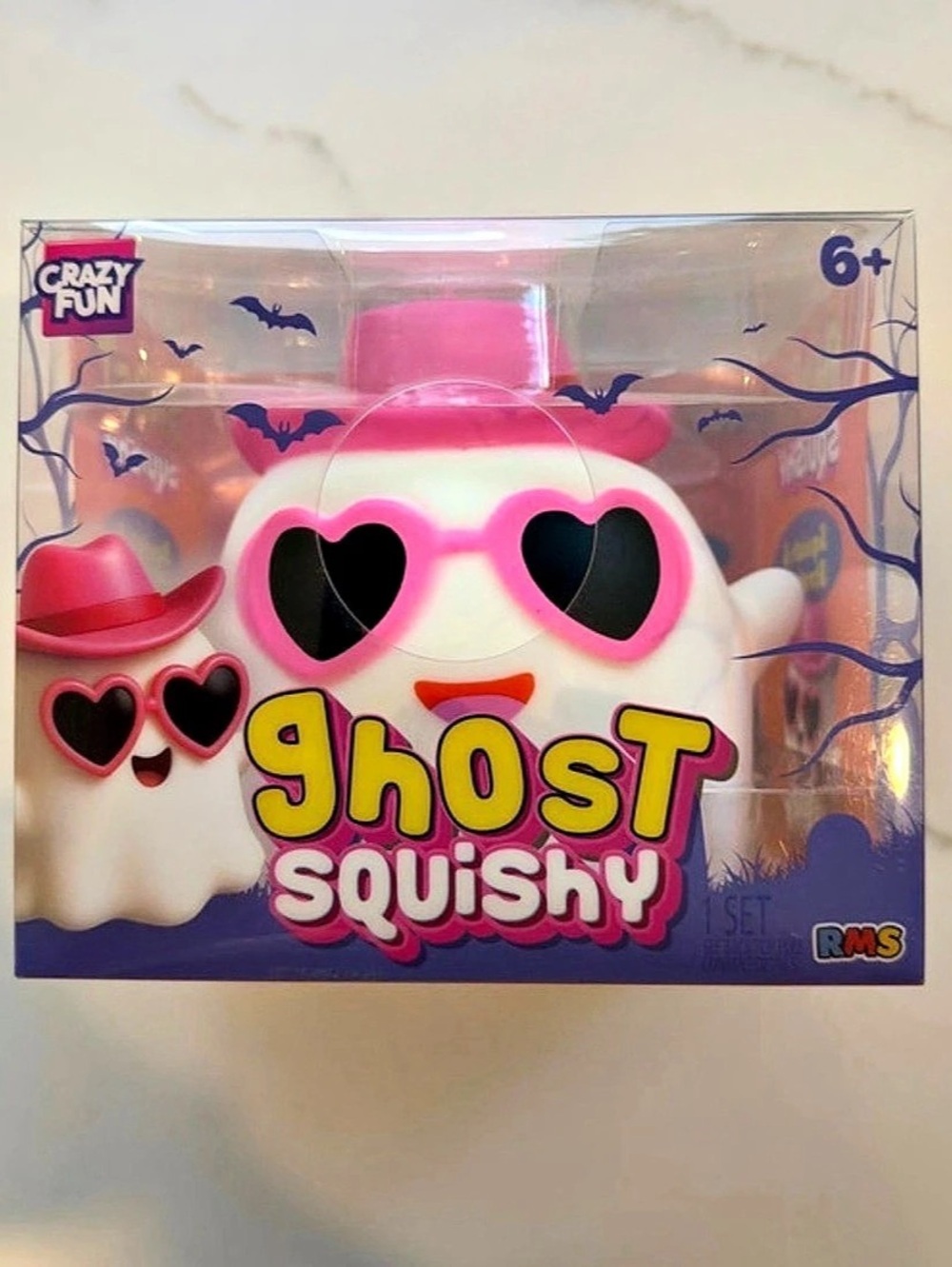 Crazy Fun Ghost Squishy Toy NWT